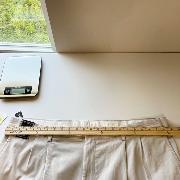 Roundtree & Yorke NEW Classic Fit Pleat Front Shorts Cotton Big Man - Size 46 - Picture 5 of 8